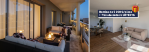 Remise de 5000 € par pièce + frais de notaire offerts pour l'achat d'un appartement EXPLORE à Bordeaux