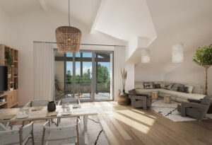 Vue intérieure d'un appartement CAP OUEST