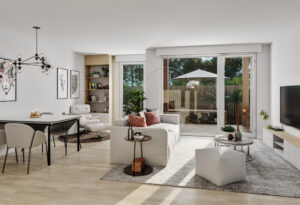 Vue intérieure d'un appartement L'Estran à Gujan Mestras