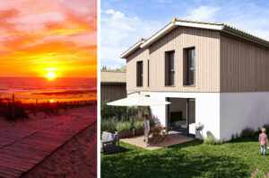 Le Clos de l'Ombrière, maison avec jardin à Lacanau