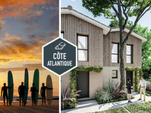 Le clos de l'Ombrière, maisons neuves à Lacanau