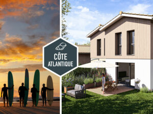 Le Clos de L'ombrière, maison neufves sur la côte atlantique à Lacanau