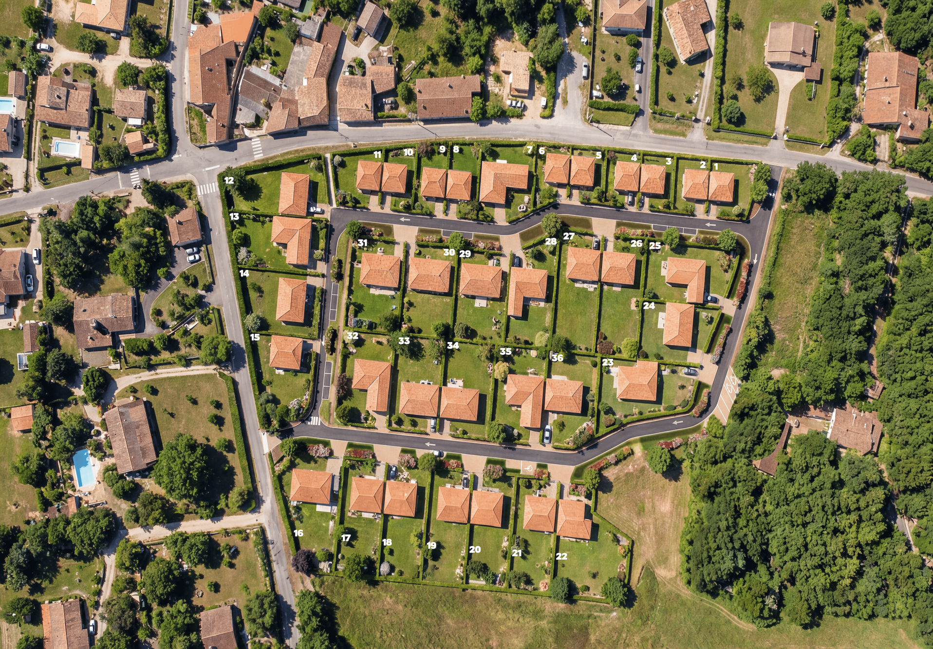 Lotissement Le Pout, Les Jardins de l'Entre-Deux