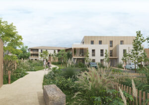 Les logements neufs et le parcours résidentiel mixte du nouveau quartier du Mas de l'Age à Couzeix, des logements neufs réalisés par Signature Promotion